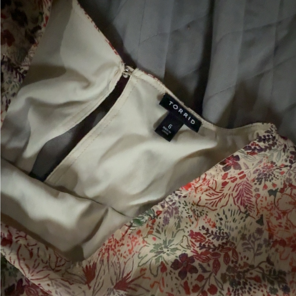 Torrid Multicolor Floral Blouse